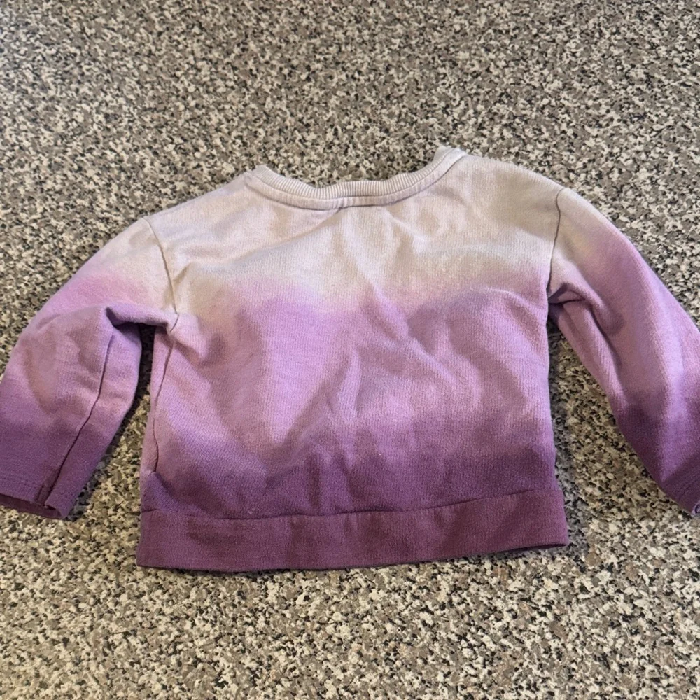 Purple Ombre Sweatshirt and Pants Set